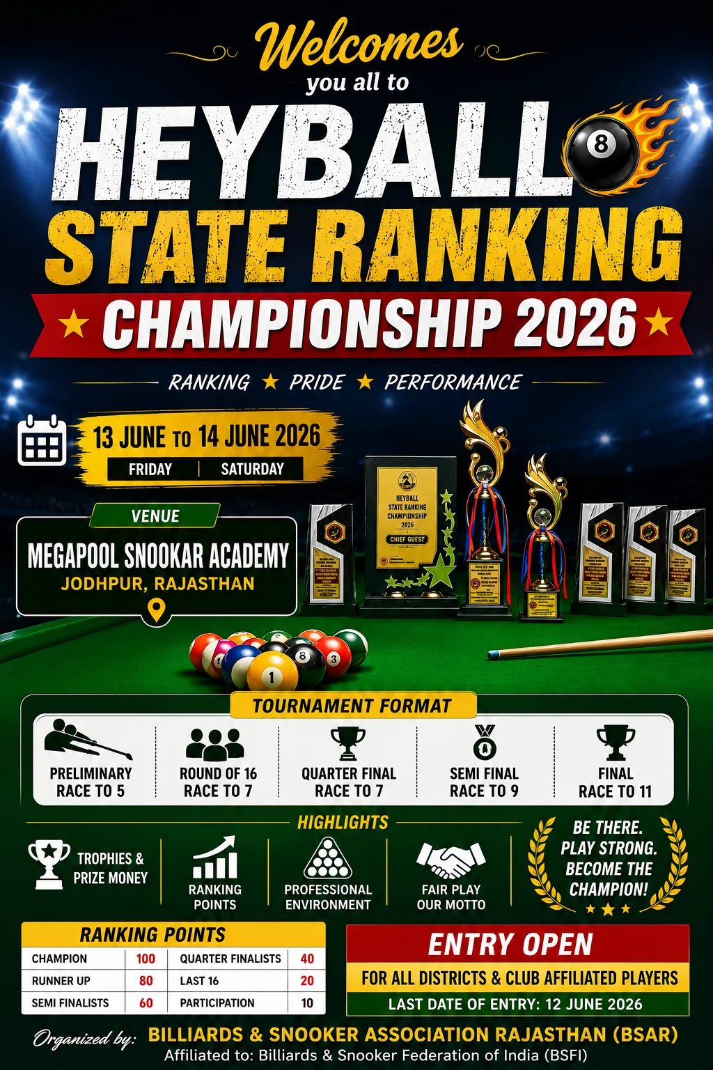 HEYBALL STATE RANKING CHAMPIONSHIP 2026